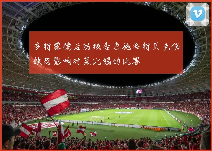 多特蒙德后防线告急施洛特贝克伤缺恐影响对莱比锡的比赛